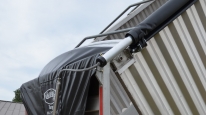 TSX800 Solution de bâchage à verrouillage électrique pour camions à benne basculante